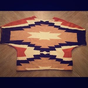 THML tribal boho sweater.